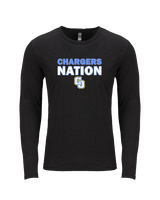 Charter Oak HS Softball Nation - Tri-Blend Long Sleeve