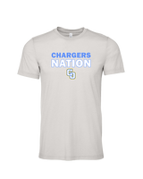 Charter Oak HS Softball Nation - Tri-Blend Shirt
