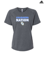 Charter Oak HS Softball Nation - Womens Adidas Performance Shirt