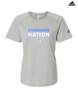 Charter Oak HS Softball Nation - Womens Adidas Performance Shirt