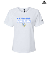 Charter Oak HS Softball Nation - Womens Adidas Performance Shirt