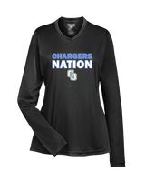 Charter Oak HS Softball Nation - Womens Performance Longsleeve