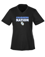 Charter Oak HS Softball Nation - Womens Performance Shirt