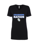 Charter Oak HS Softball Nation - Womens Vneck