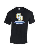 Charter Oak HS Softball Split - Cotton T-Shirt