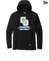 Charter Oak HS Softball Split - New Era Tri-Blend Hoodie
