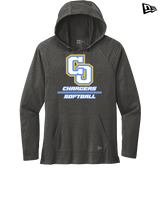 Charter Oak HS Softball Split - New Era Tri-Blend Hoodie
