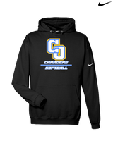 Charter Oak HS Softball Split - Nike Club Fleece Hoodie