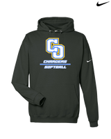 Charter Oak HS Softball Split - Nike Club Fleece Hoodie