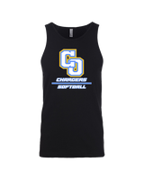 Charter Oak HS Softball Split - Tank Top