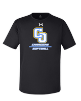Charter Oak HS Softball Split - Under Armour Mens Team Tech T-Shirt