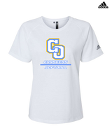 Charter Oak HS Softball Split - Womens Adidas Performance Shirt