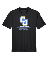 Charter Oak HS Softball Split - Youth Performance Shirt