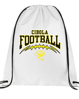 Cibola HS Football School Football - Drawstring Bag