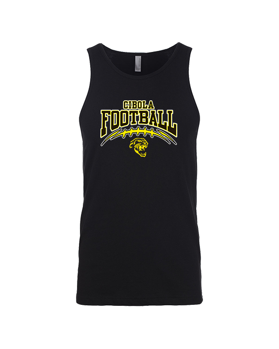 Cibola HS Football School Football - Tank Top