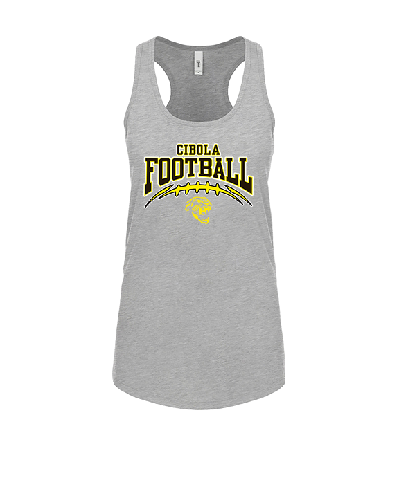 Cibola HS Football School Football - Womens Tank Top