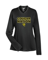 Cibola HS Football Nation - Womens Performance Longsleeve
