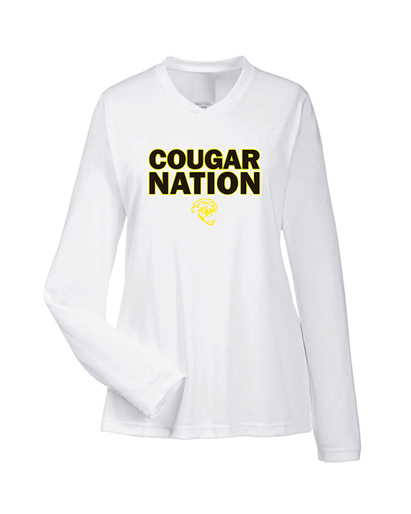 Cibola HS Football Nation - Womens Performance Longsleeve