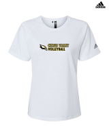 Citrus Valley HS Boys Volleyball Basic - Womens Adidas Performance Shirt