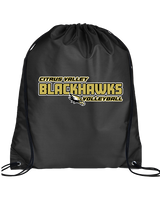 Citrus Valley HS Boys Volleyball Bold - Drawstring Bag