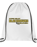 Citrus Valley HS Boys Volleyball Bold - Drawstring Bag