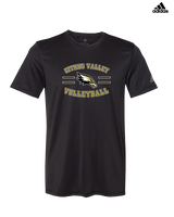 Citrus Valley HS Boys Volleyball Curve - Mens Adidas Performance Shirt