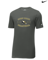 Citrus Valley HS Boys Volleyball Curve - Mens Nike Cotton Poly Tee
