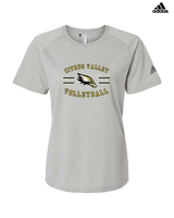 Citrus Valley HS Boys Volleyball Curve - Womens Adidas Performance Shirt