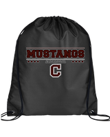 Clifton HS Girls Softball Border - Drawstring Bag