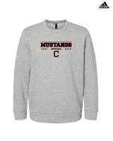 Clifton HS Girls Softball Border - Mens Adidas Crewneck