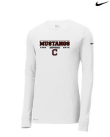 Clifton HS Girls Softball Border - Mens Nike Longsleeve