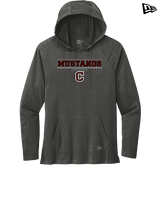 Clifton HS Girls Softball Border - New Era Tri-Blend Hoodie