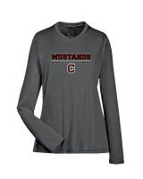 Clifton HS Girls Softball Border - Womens Performance Longsleeve