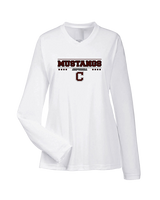 Clifton HS Girls Softball Border - Womens Performance Longsleeve