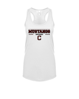 Clifton HS Girls Softball Border - Womens Tank Top