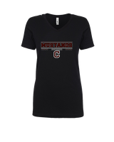 Clifton HS Girls Softball Border - Womens Vneck