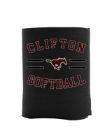 Clifton HS Girls Softball Curve - Koozie