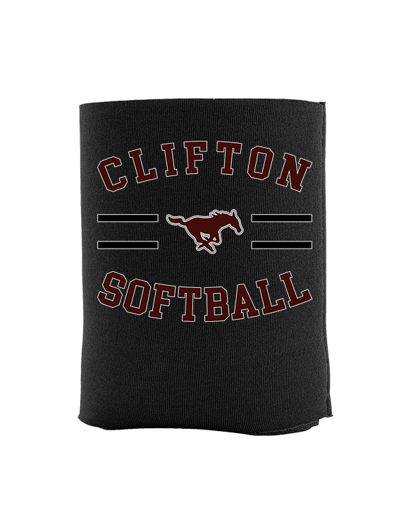 Clifton HS Girls Softball Curve - Koozie
