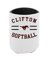Clifton HS Girls Softball Curve - Koozie