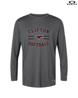 Clifton HS Girls Softball Curve - Mens Oakley Longsleeve