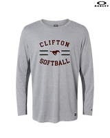 Clifton HS Girls Softball Curve - Mens Oakley Longsleeve