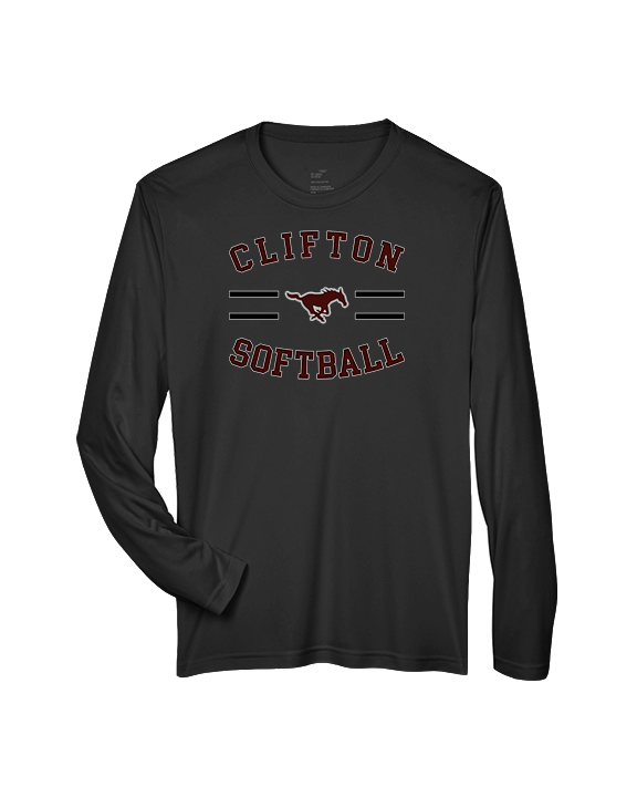 Clifton HS Girls Softball Curve - Performance Longsleeve