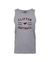 Clifton HS Girls Softball Curve - Tank Top