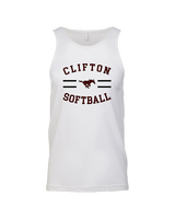 Clifton HS Girls Softball Curve - Tank Top