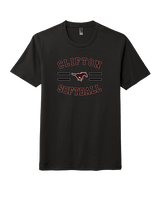 Clifton HS Girls Softball Curve - Tri-Blend Shirt