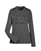 Clifton HS Girls Softball Curve - Womens Performance Longsleeve
