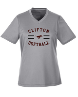 Clifton HS Girls Softball Curve - Womens Performance Shirt