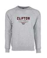 Clifton HS Girls Softball Design - Crewneck Sweatshirt