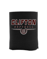 Clifton HS Girls Softball Design - Koozie