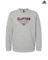 Clifton HS Girls Softball Design - Mens Adidas Crewneck